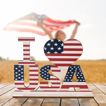 Independence Day Wooden Decor