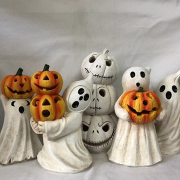 Halloween Ghost Pumpkin Decor
