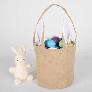 Easter Egg Hunt Jute Basket