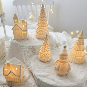 Christmas Ceramic LED Decor