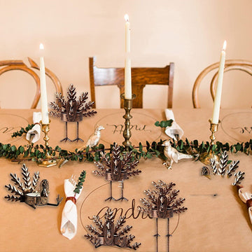 Thanksgiving Turkey Candlestick