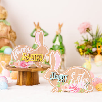 Easter Wooden Rabbit Ornament