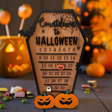 Halloween Wooden Calendar