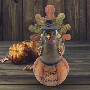 Thanksgiving Turkey Pumpkin Decor