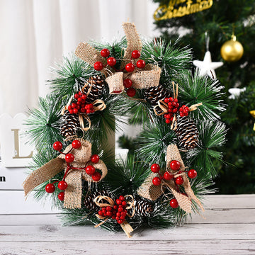 Christmas Door-Hanging Wreath