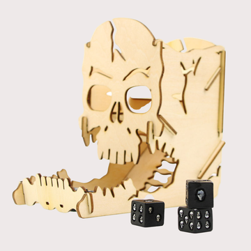 Halloween Skeleton Dice Tower