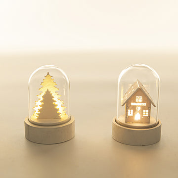 Christmas LED Wooden House