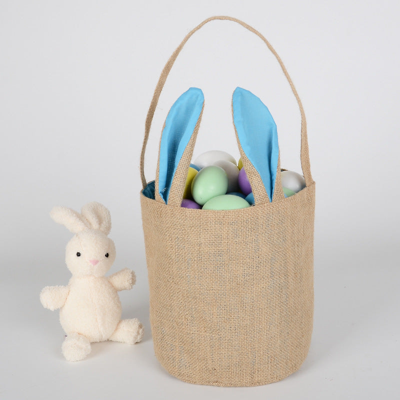 Easter Egg Hunt Jute Basket