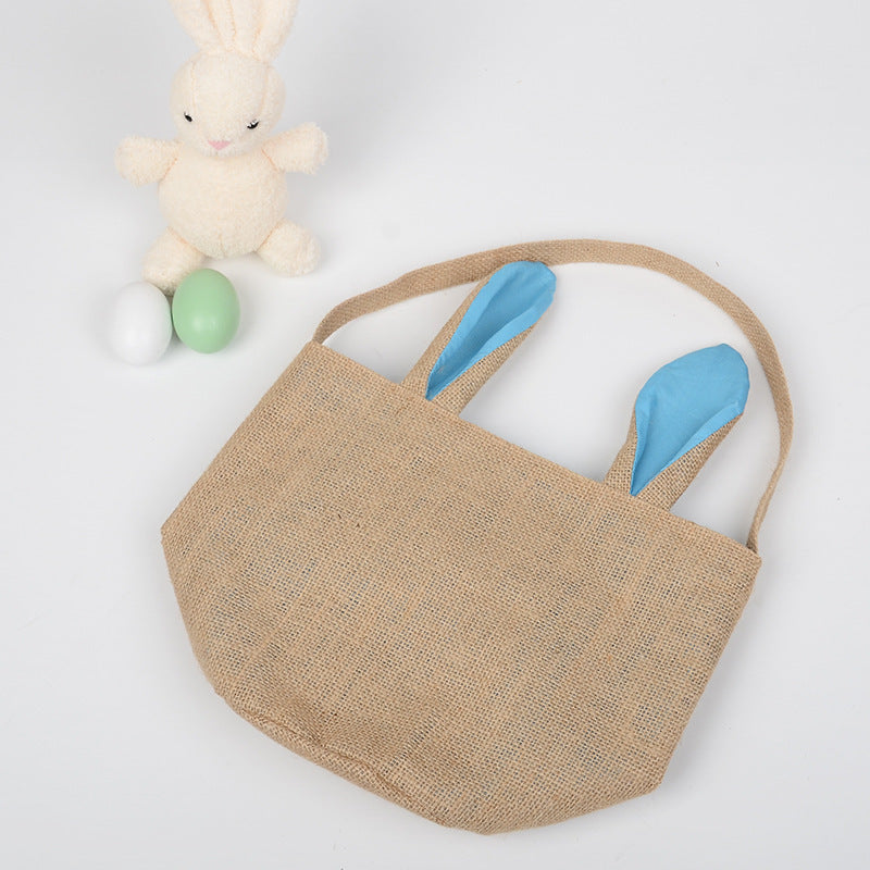 Easter Egg Hunt Jute Basket