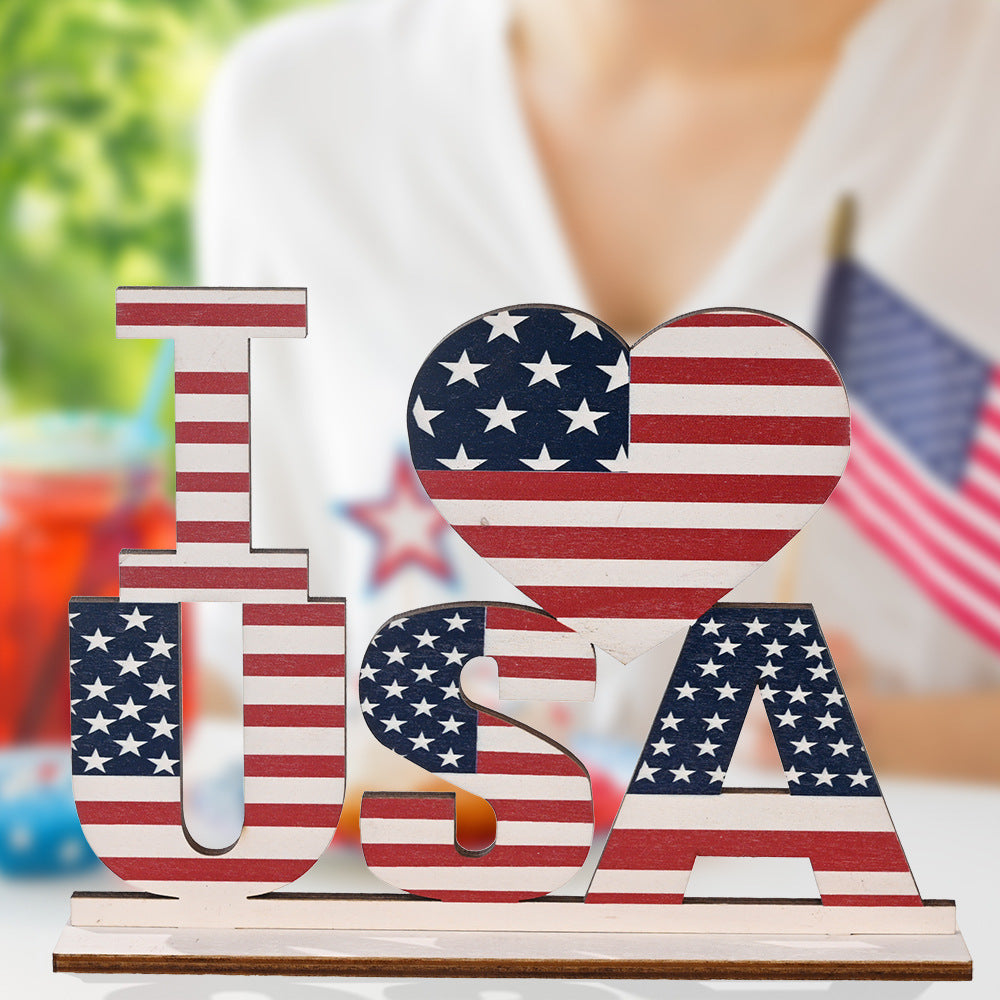 Independence Day Wooden Decor