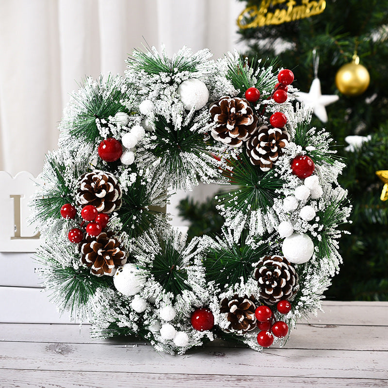 Christmas Door-Hanging Wreath