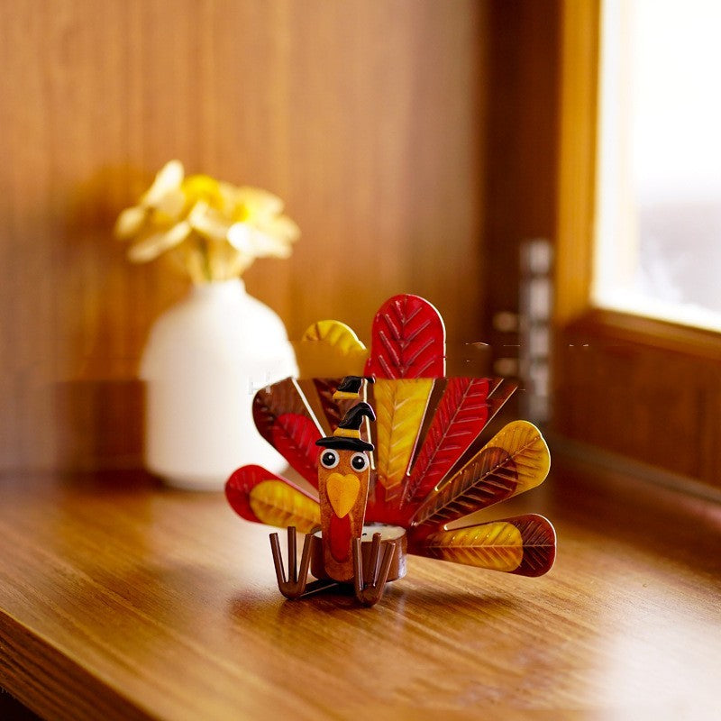 Thanksgiving Turkey Candle Holder