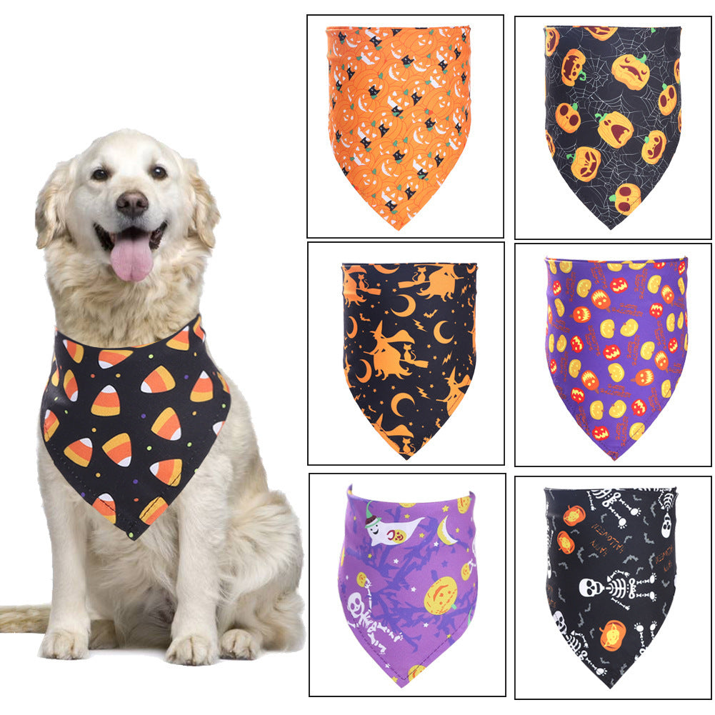 Halloween Pet Neck Towel