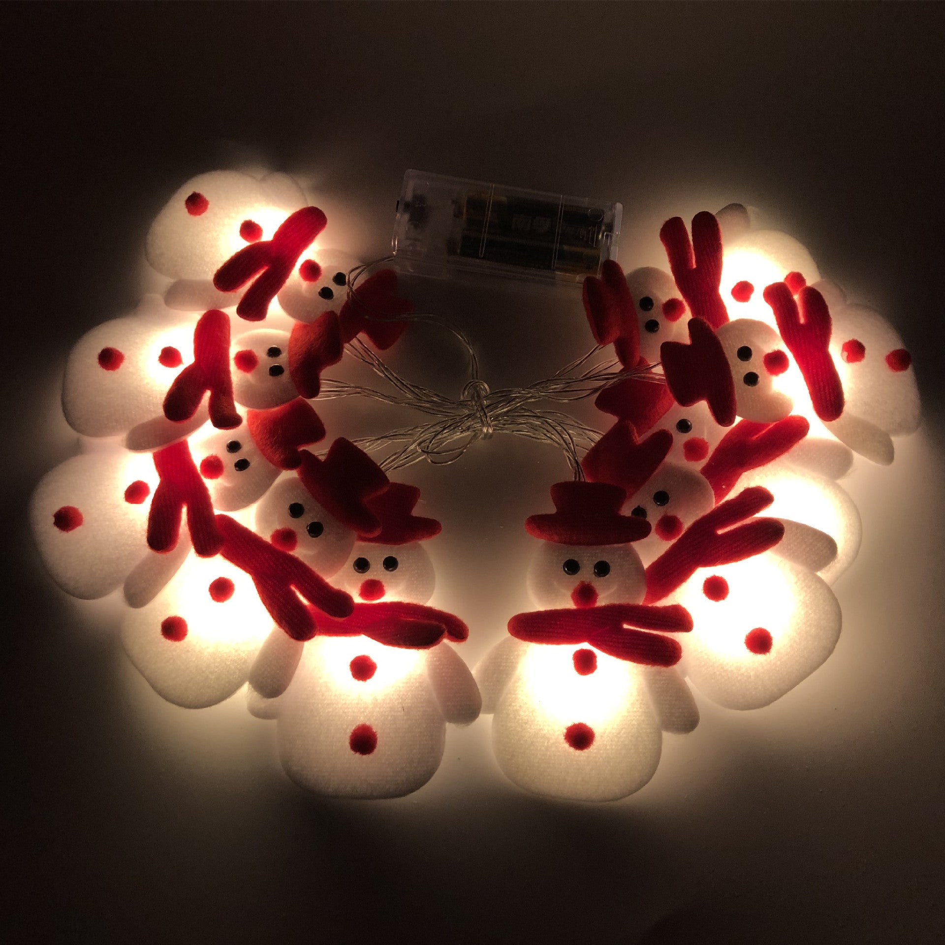 Christmas Snowman String Lights