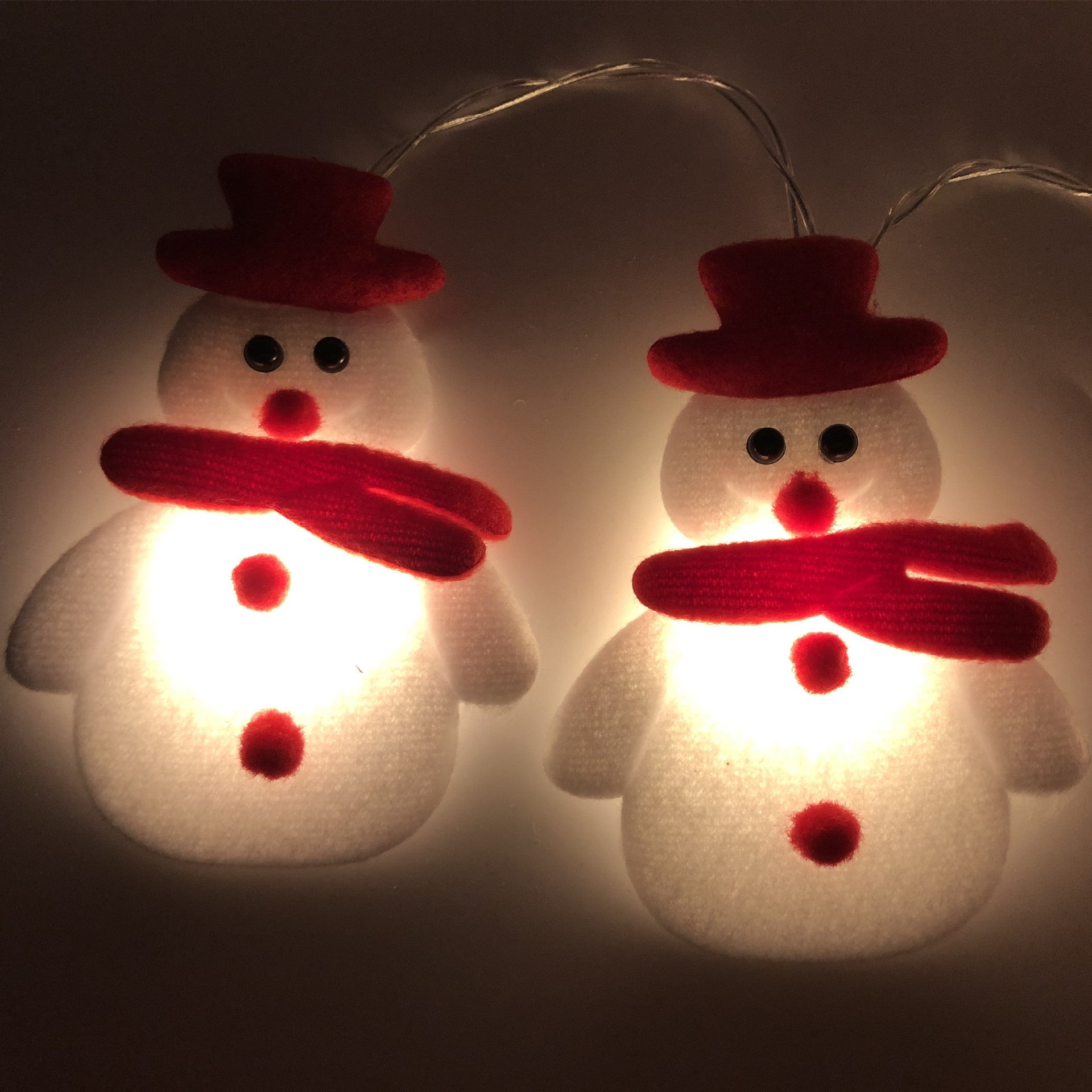 Christmas Snowman String Lights
