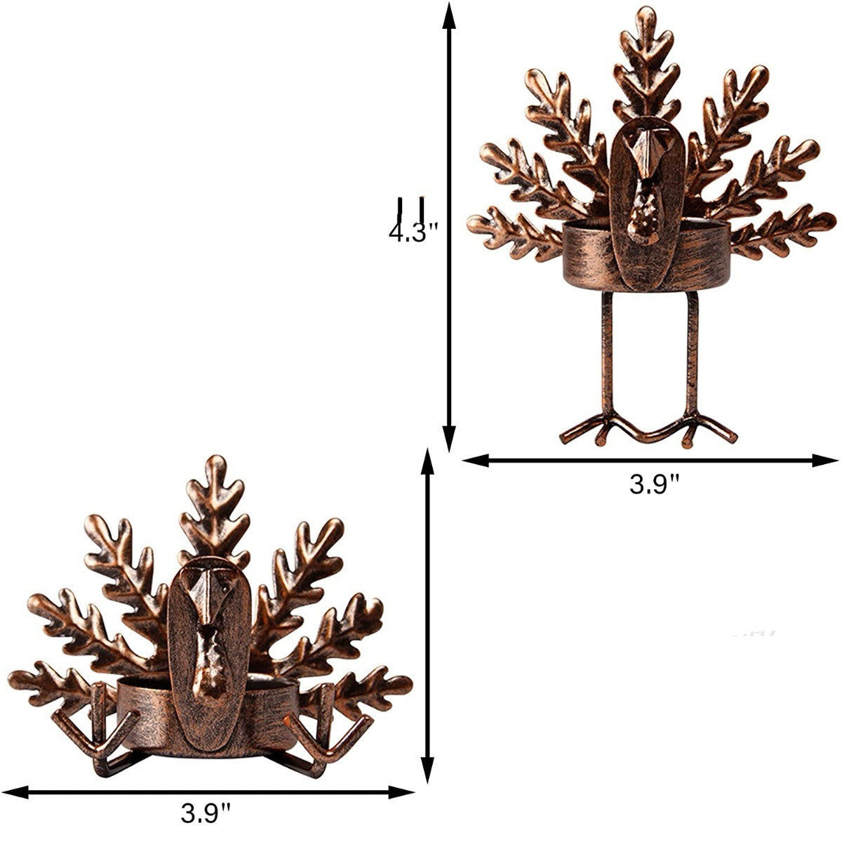 Thanksgiving Turkey Candlestick