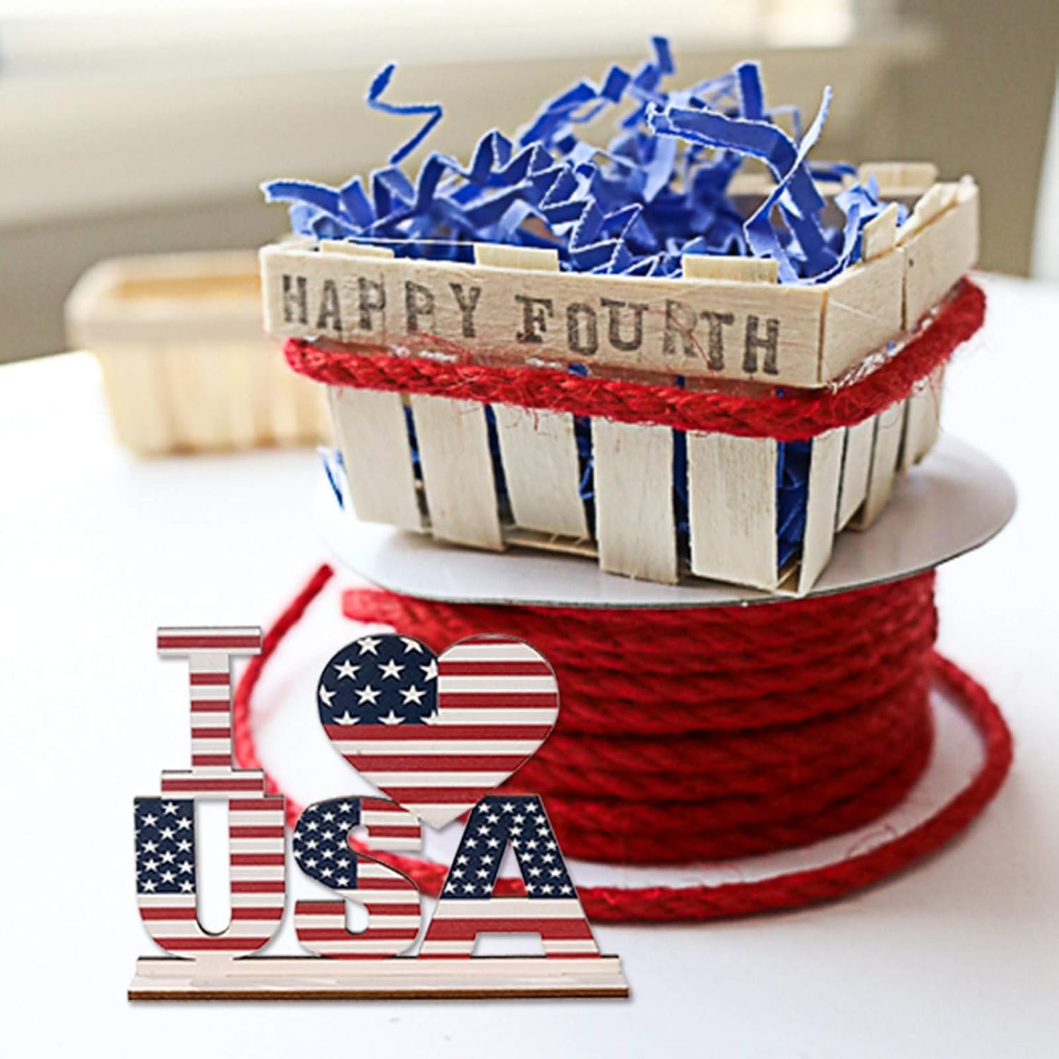 Independence Day Wooden Decor