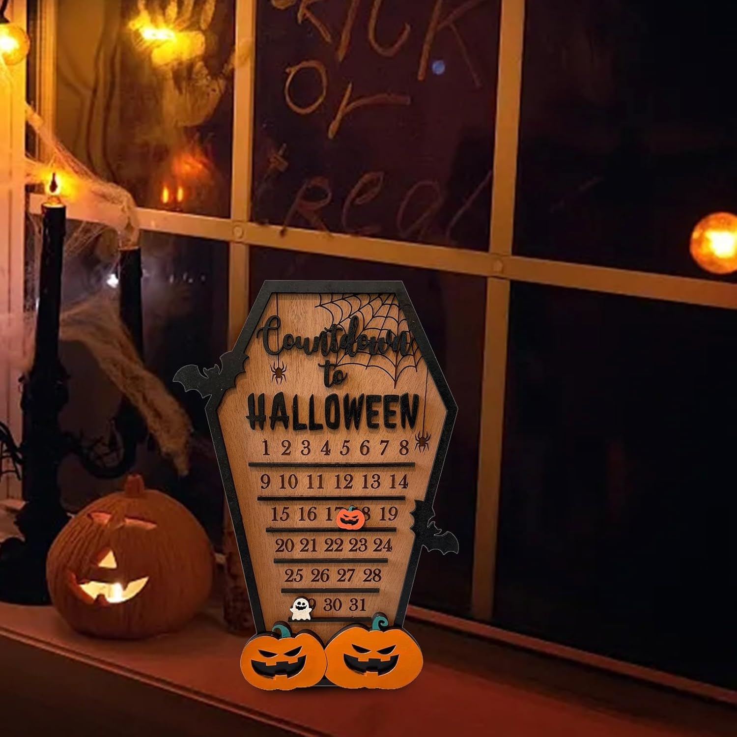 Halloween Wooden Calendar