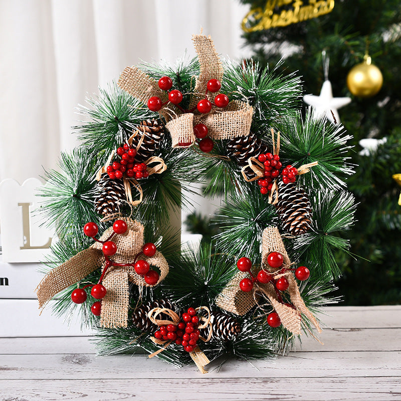 Christmas Door-Hanging Wreath