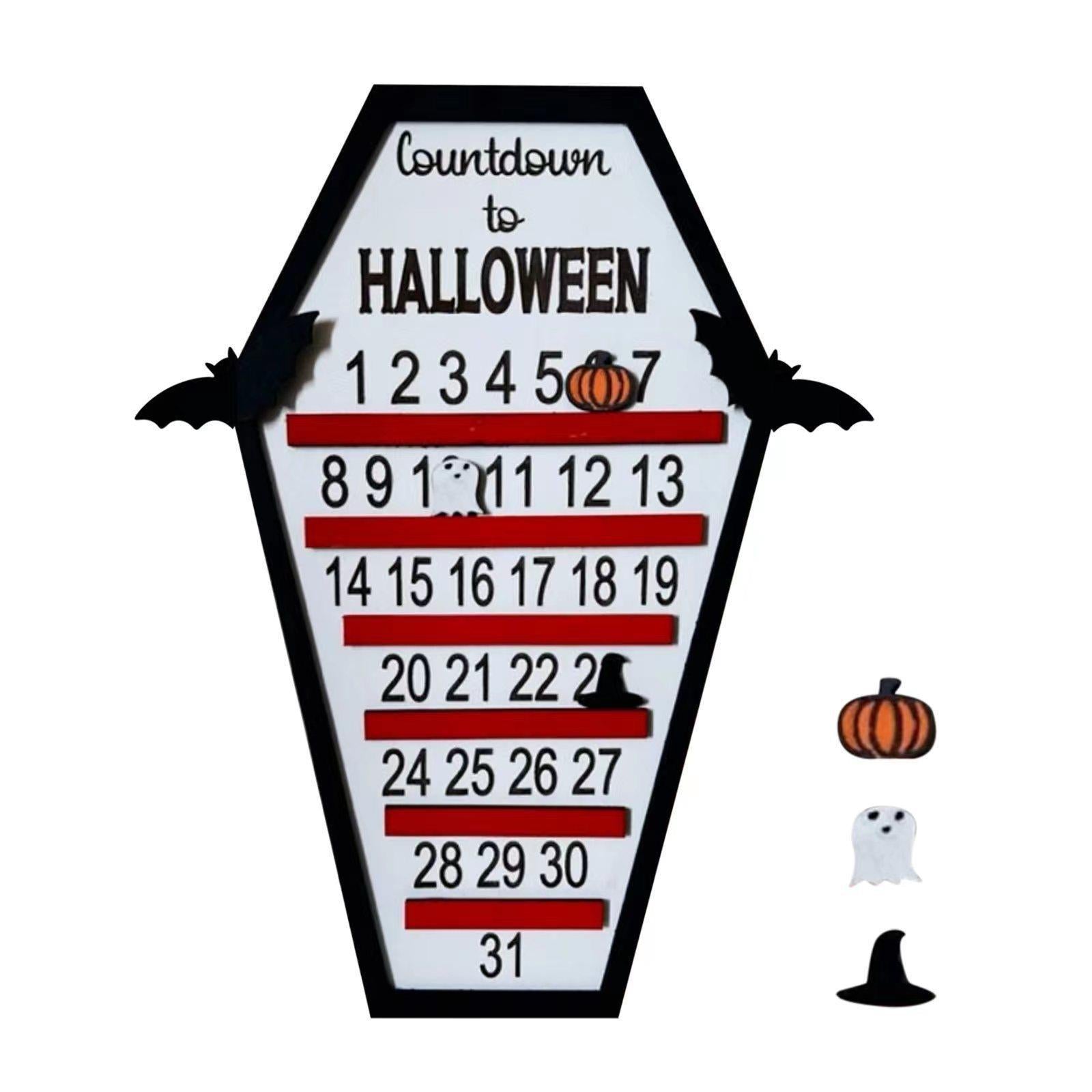 Halloween Wooden Calendar