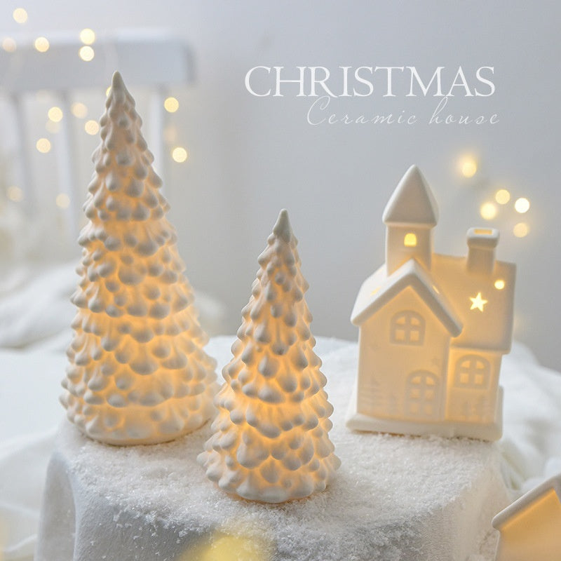 Christmas Ceramic LED Decor