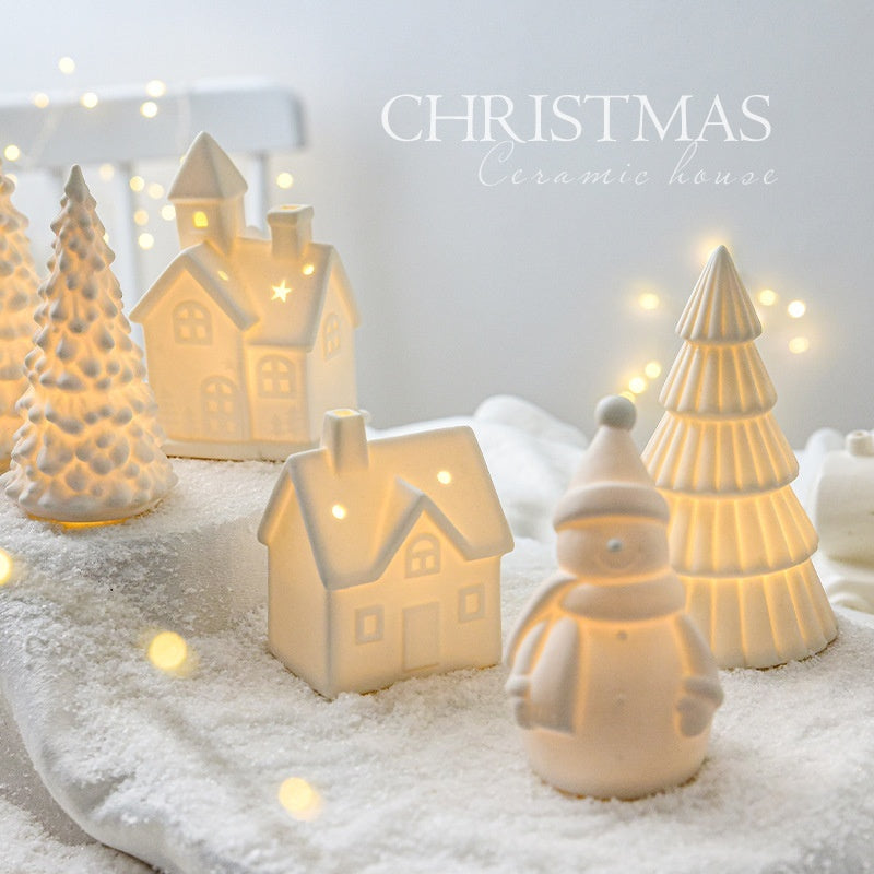 Christmas Ceramic LED Decor