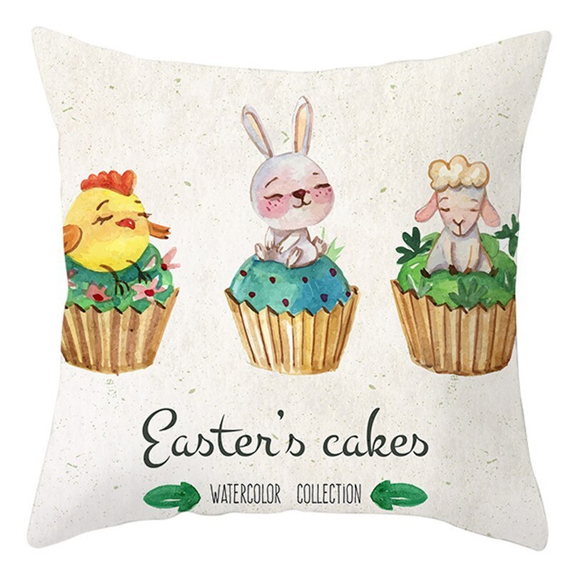 Easter Cushion Cover Decor