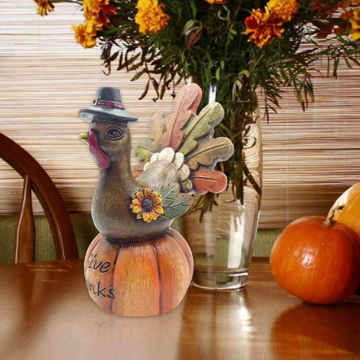 Thanksgiving Turkey Pumpkin Decor