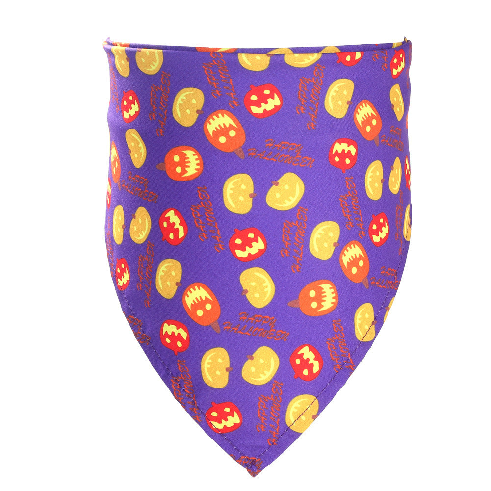Halloween Pet Neck Towel