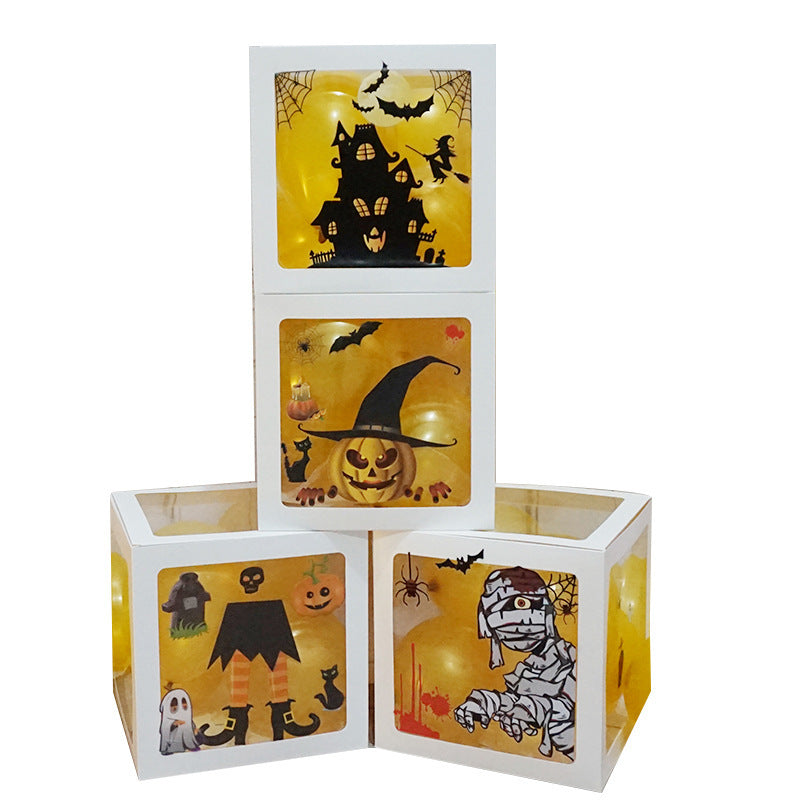 Halloween Balloon Boxes Decor