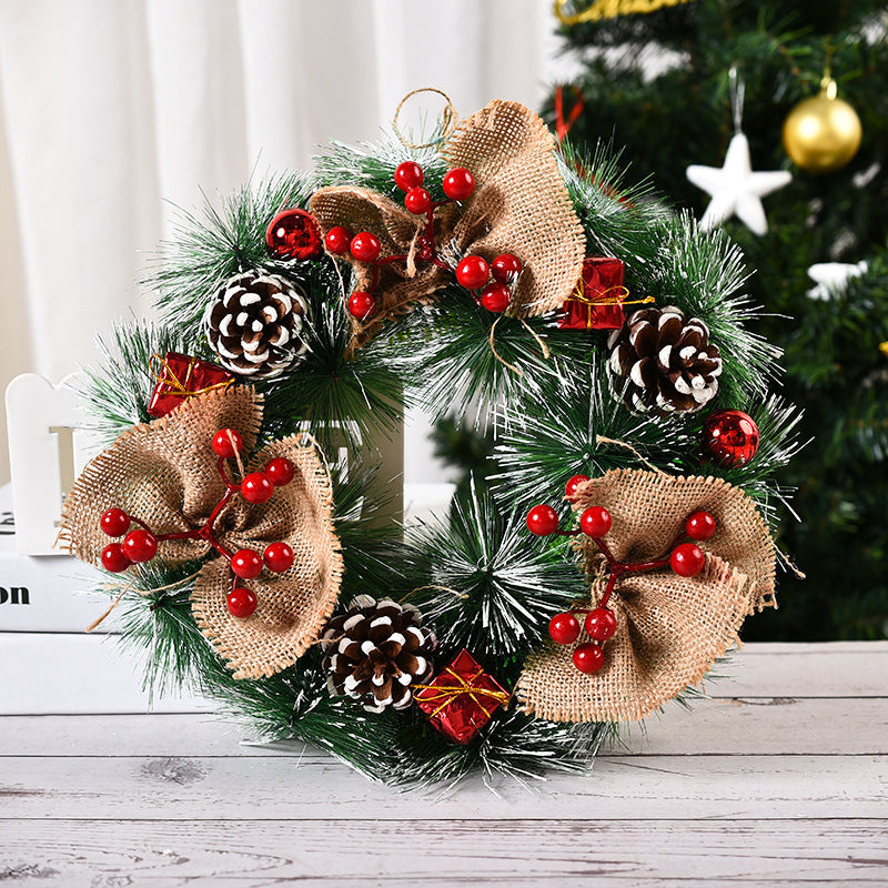 Christmas Door-Hanging Wreath