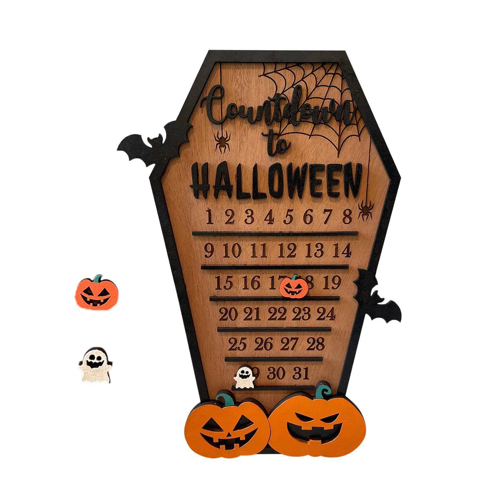 Halloween Wooden Calendar