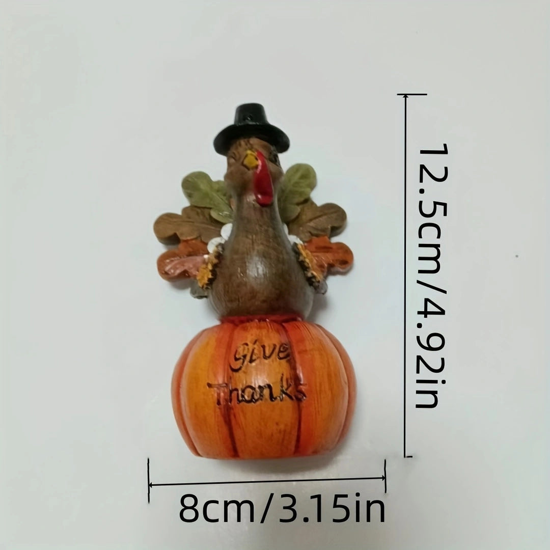 Thanksgiving Turkey Pumpkin Decor