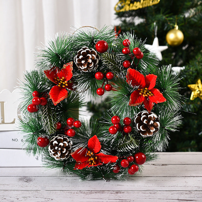 Christmas Door-Hanging Wreath