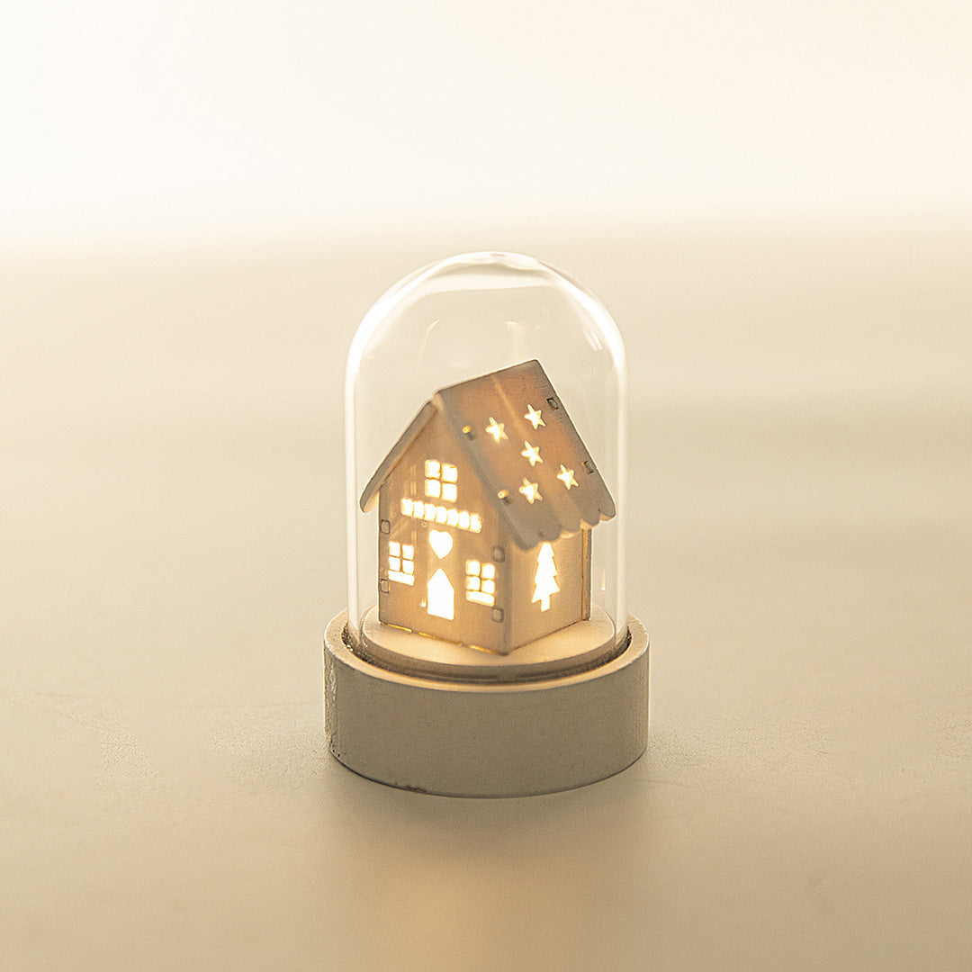 Christmas LED Wooden House